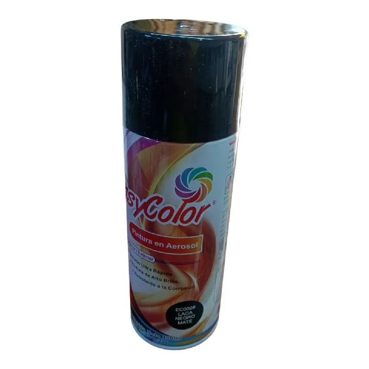 AEROSOL NEGRO MATE X 400 ML EASYCOLOR X 12 UDS