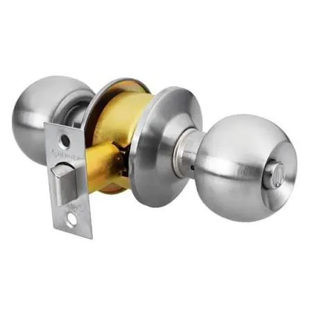 CERRADURA PARA BAÑO POMO MADERA / METAL X 12 UDS