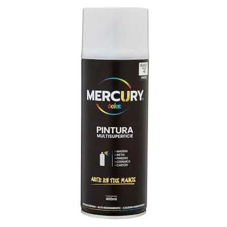 AEROSOL BLANCO BRILLANTE 400 ML GLOBY X 12 UDS
