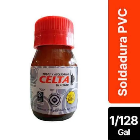 SOLDADURA PVC X 1/128 CELTA/ GERFOR/ PAVCO X 12 UDS