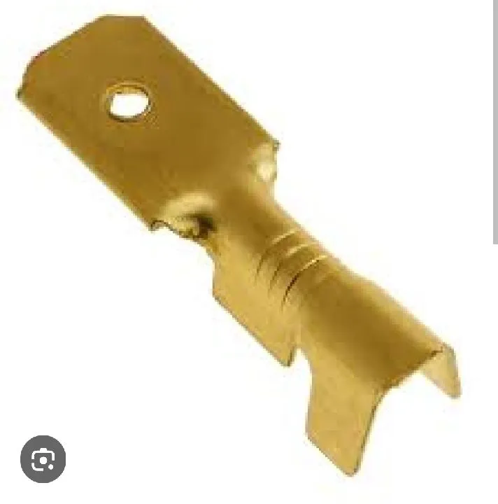TERMINAL COBRE PLANO MACHO X 100 UDS