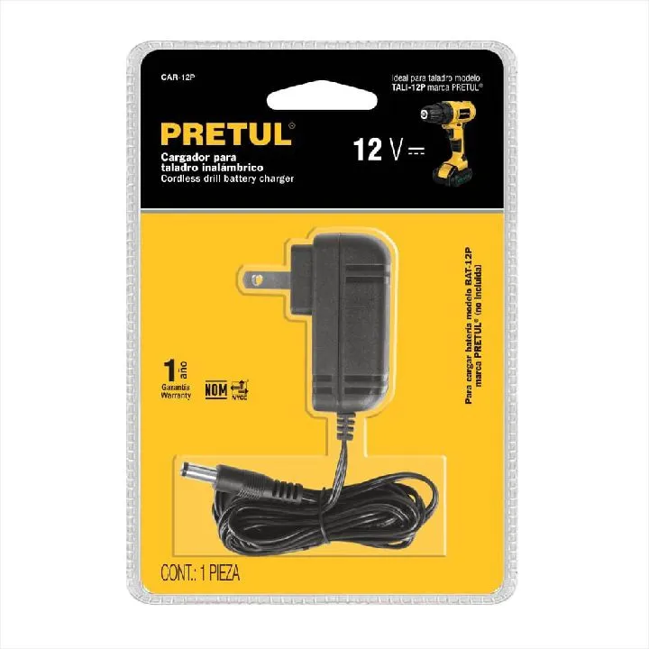 CARGADOR PARA TALADRO INALAMBRICO 12V