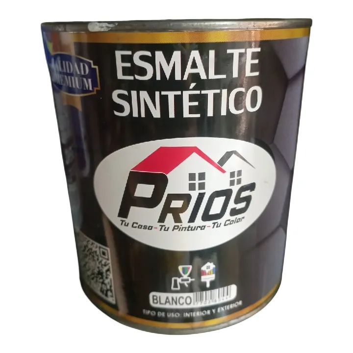 ESMALTE EN 1/4 BLANCO PRIOS X 12 UDS