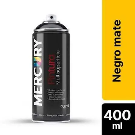 AEROSOL NEGRO MATE X 400 ML GLOBY X 12 UDS