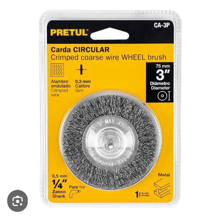 GRATA CIRCULAR 3" PRETUL X 12 UDS