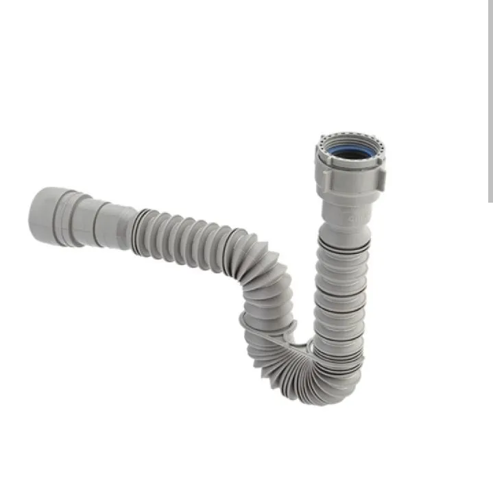 SIFON FLEXIBLE GRIS ECONOMICO X 12 UDS