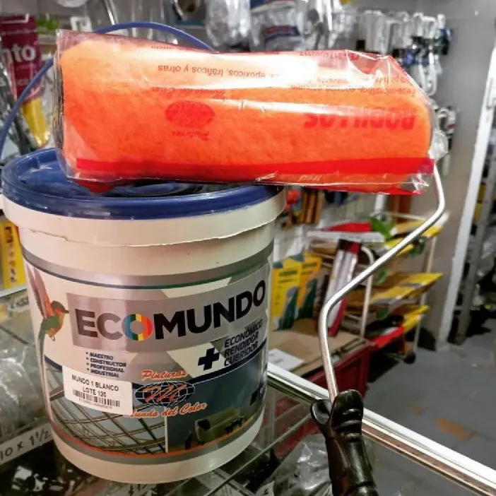 VINILO T-1 EN GALON BLANCO ECOMUNDO X 12 UDS