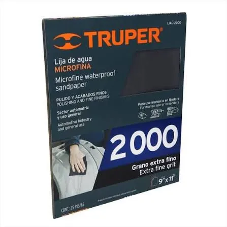 LIJA AGUA #2000 TRUPER X 12 UDS