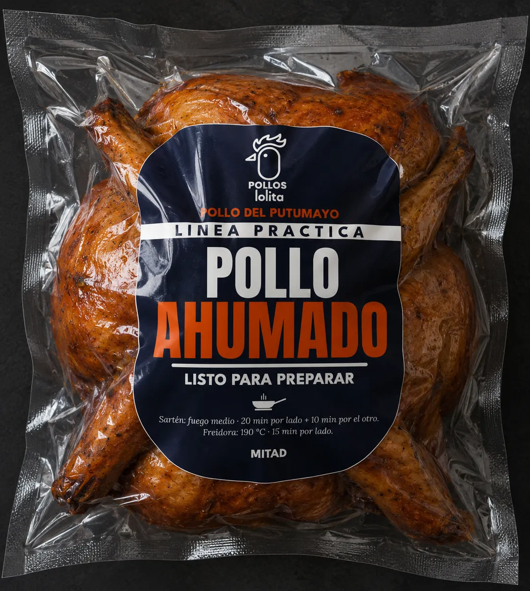 POLLO AHUMADO MITAD