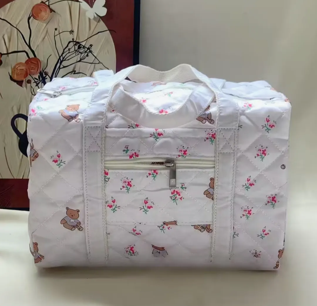 Pañalera Osito Y Flores