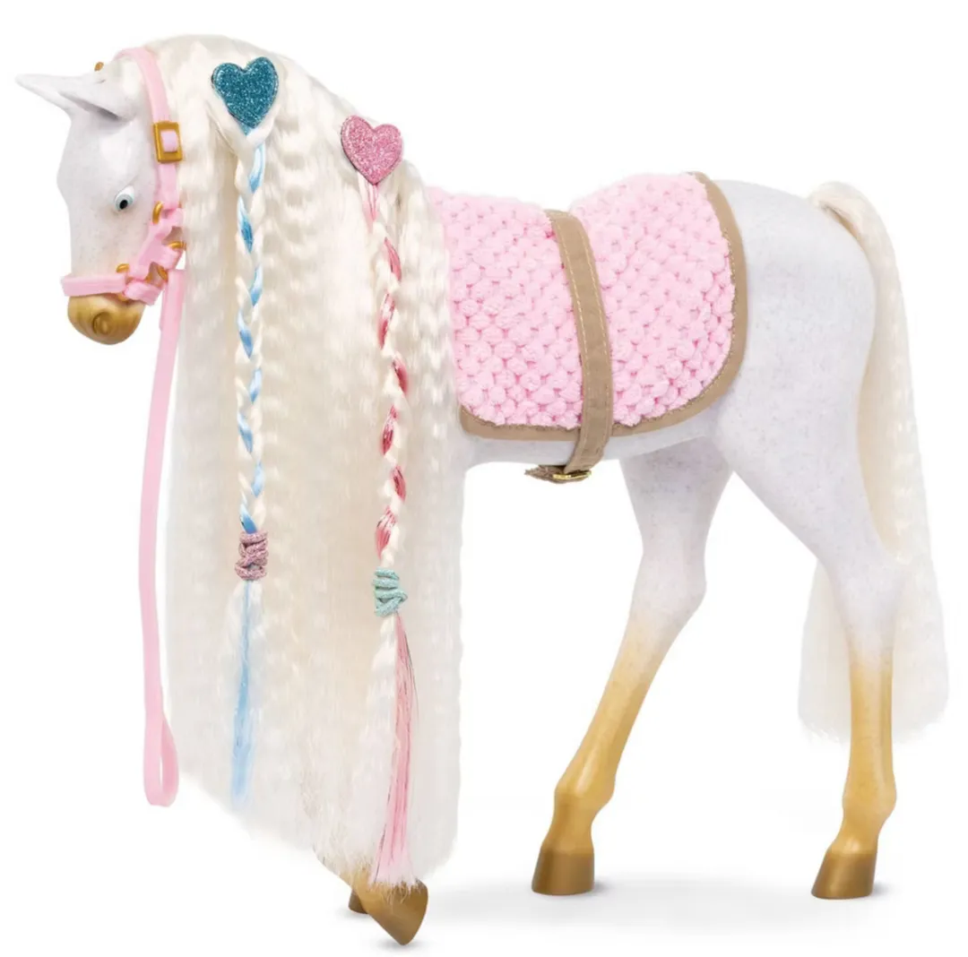  Our Generation Caballo Andaluz Blanco con Glitter & Hearts