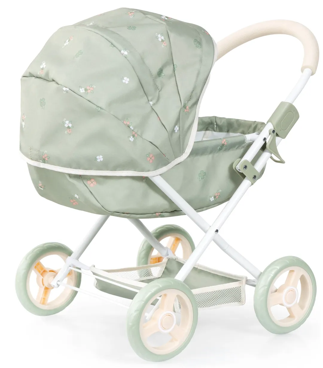 Coche Flores Verde Menta