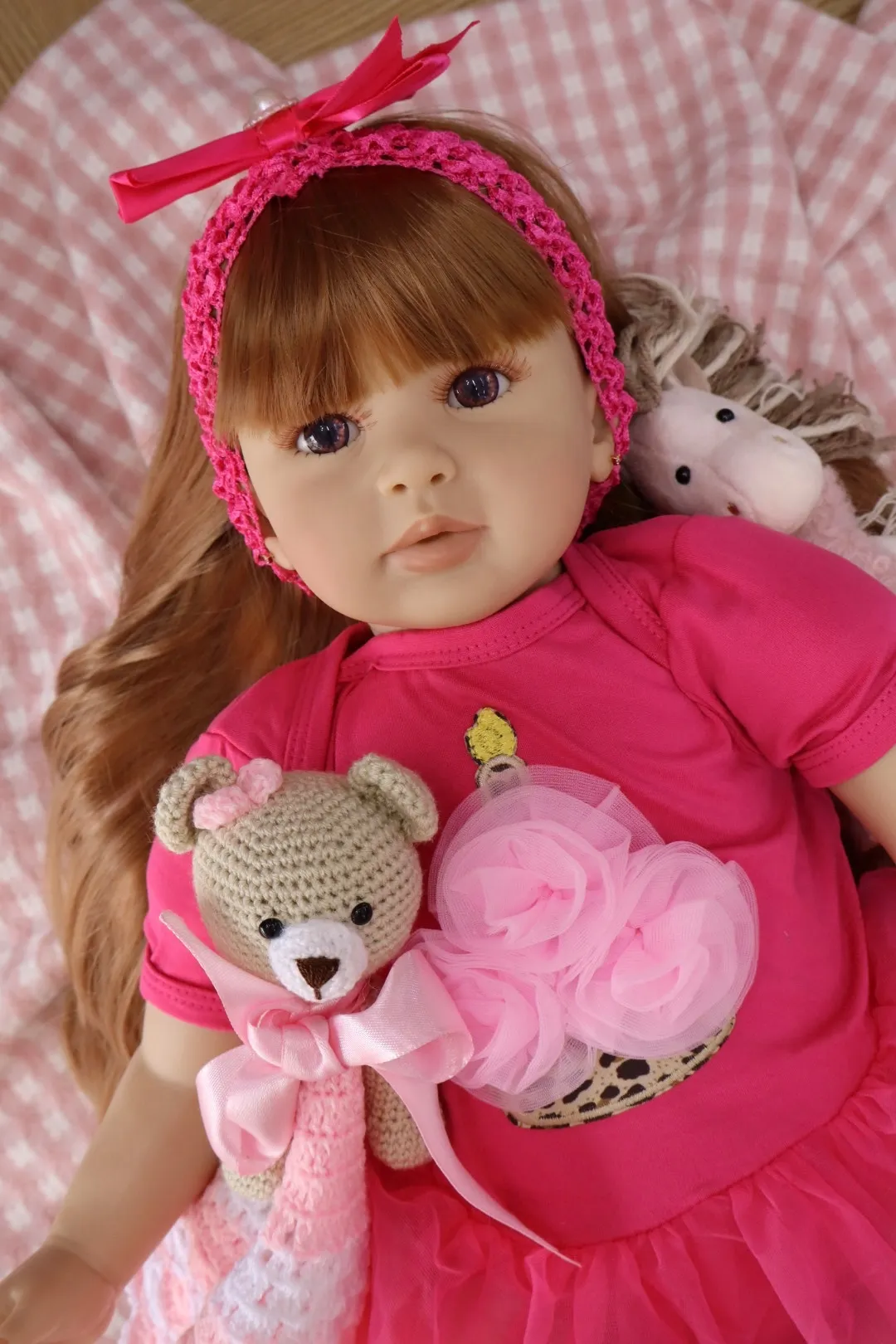 Bebe Reborn Maria Cabello Largo