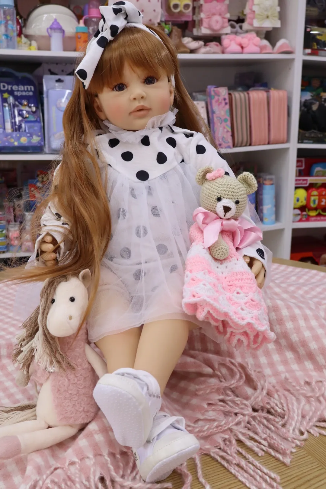 Bebe Reborn Alaia Cabello Largo