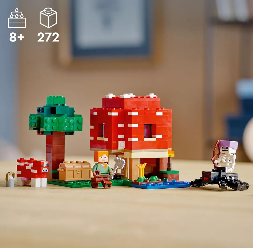 LEGO Minecraft - Juego de The Mushroom House