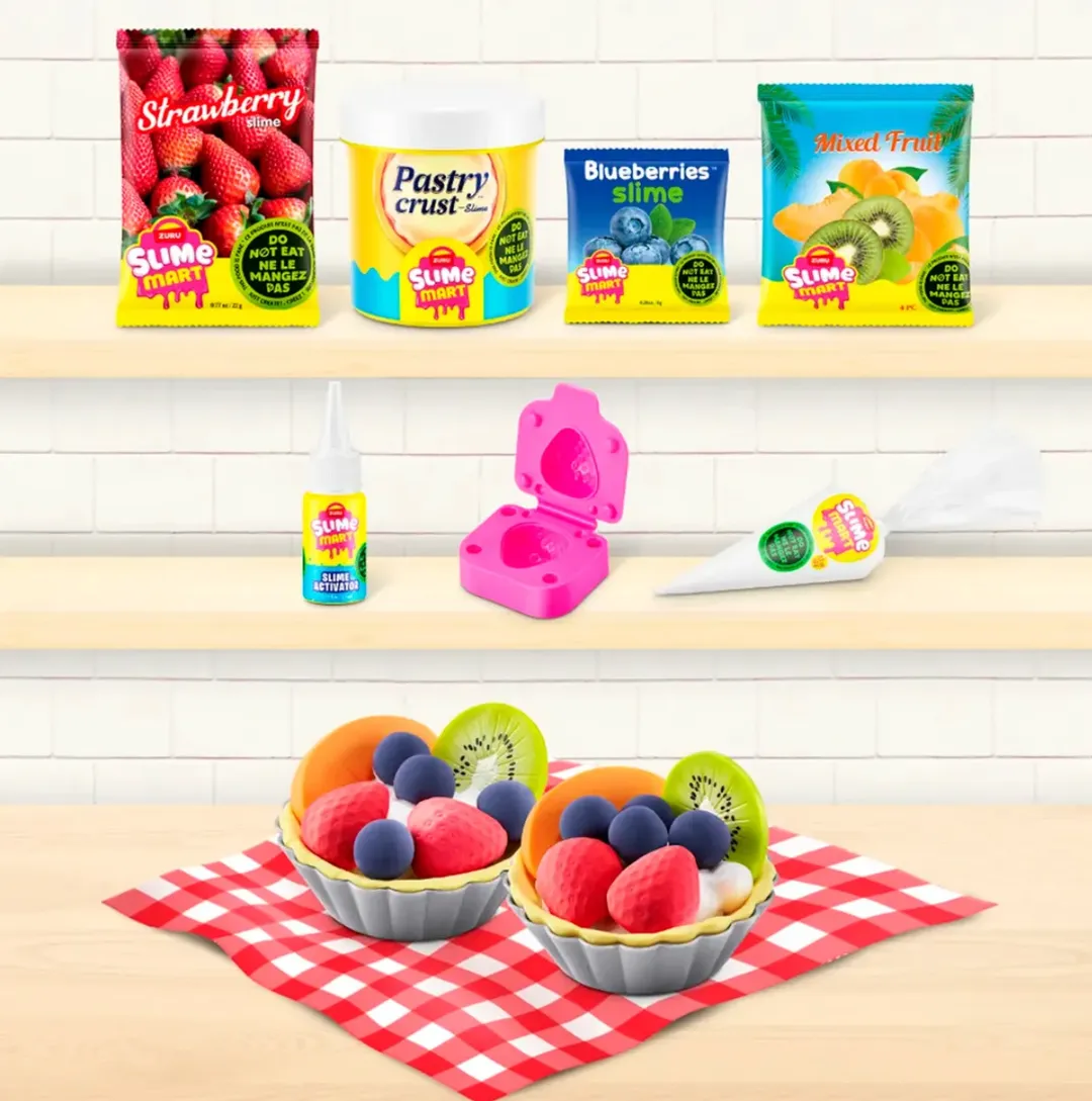 Slime Mart Bolsa Compras Tarta de Frutas 