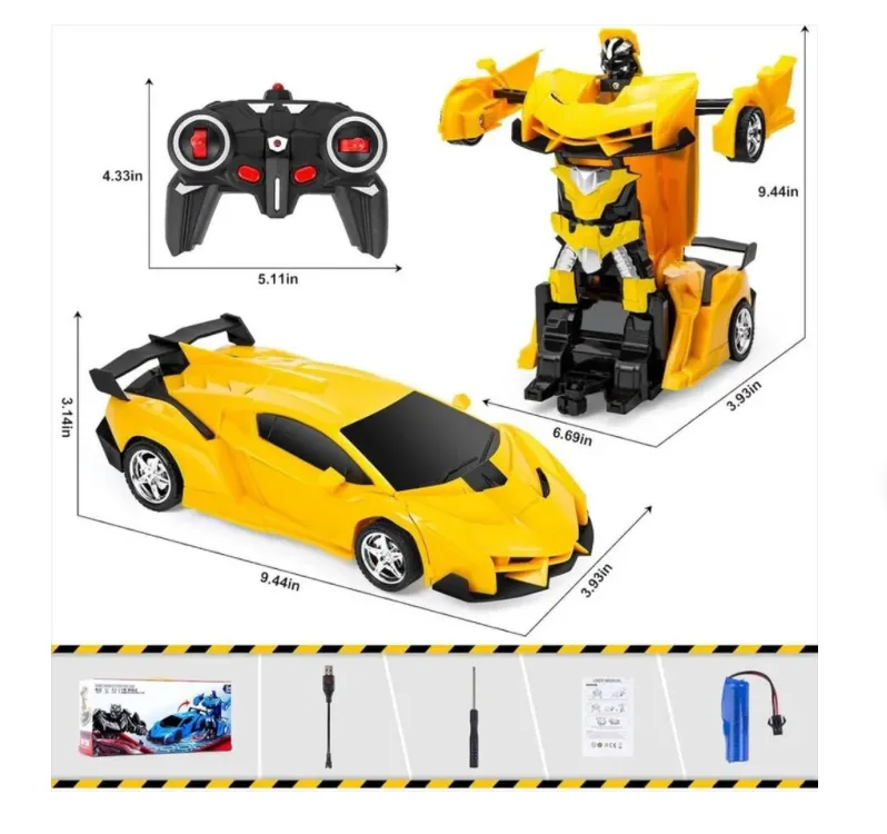 Carro Transformer Amarillo