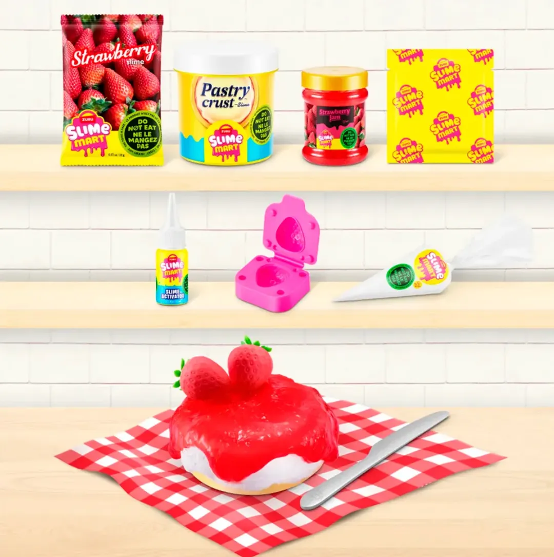 Slime Mart Bolsa Compras Cheesecake Fresa 