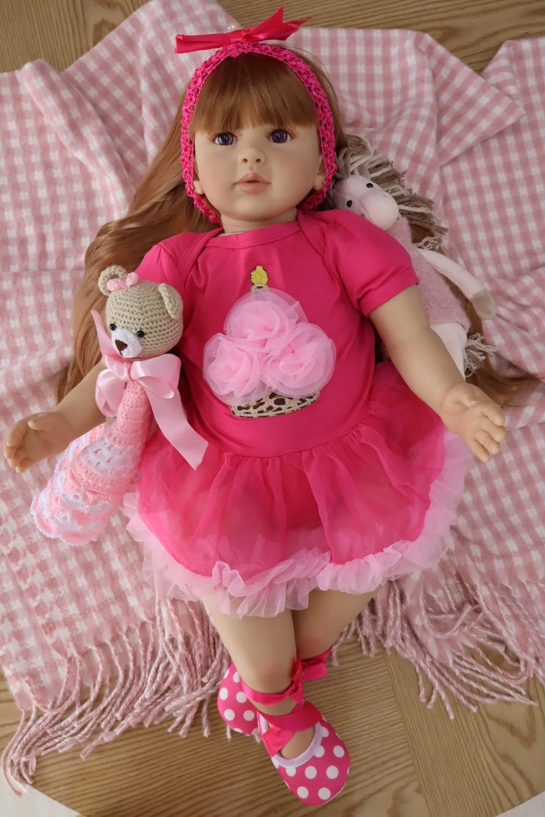 Bebe Reborn Maria Cabello Largo