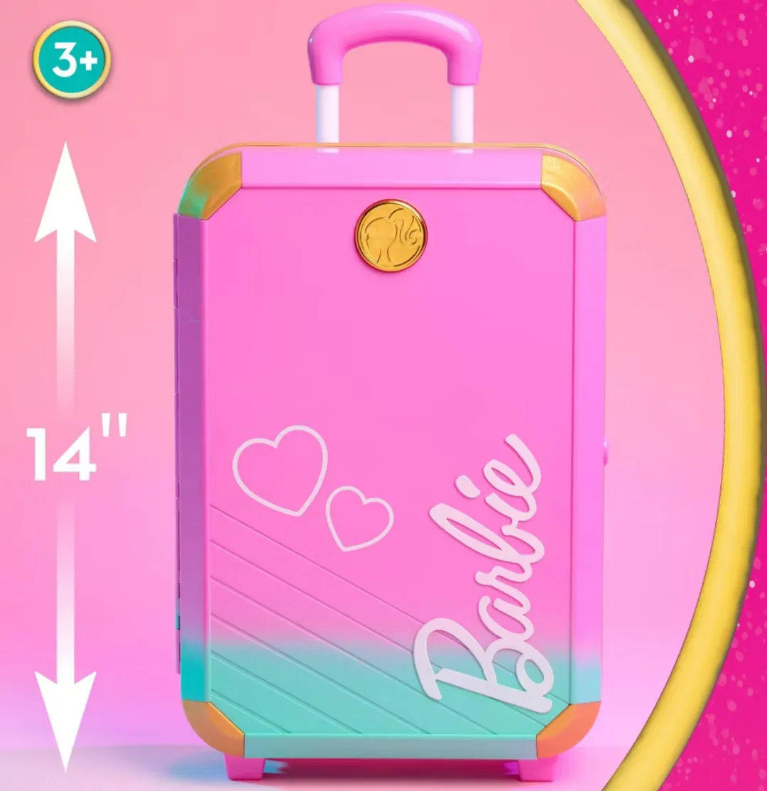 Barbie Travel Rolling Maleta de Viaje