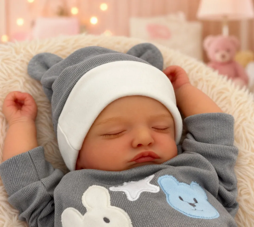 Bebe Reborn Camilo Gris Niño