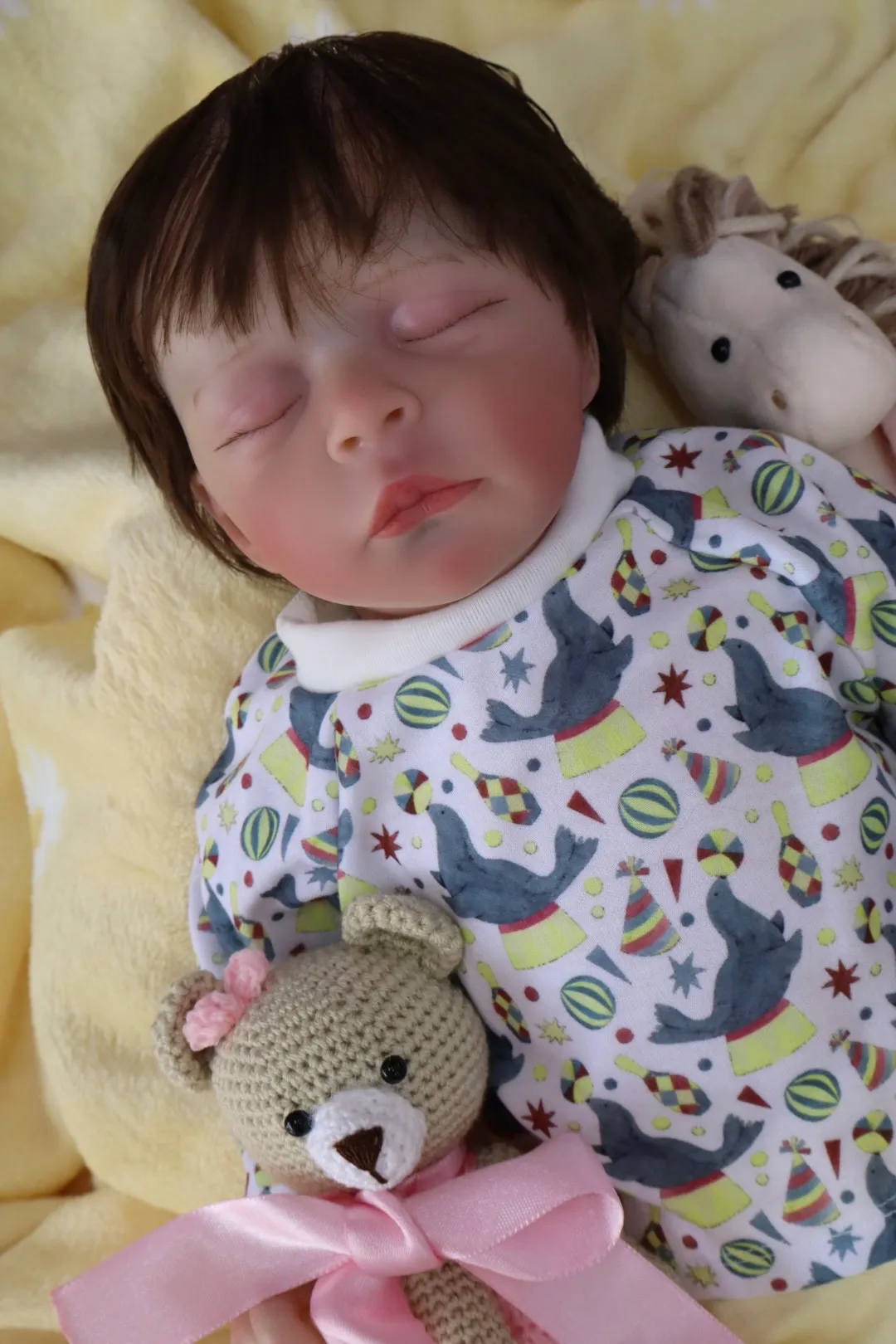 Bebe Reborn Dilan Con Cabello Niño