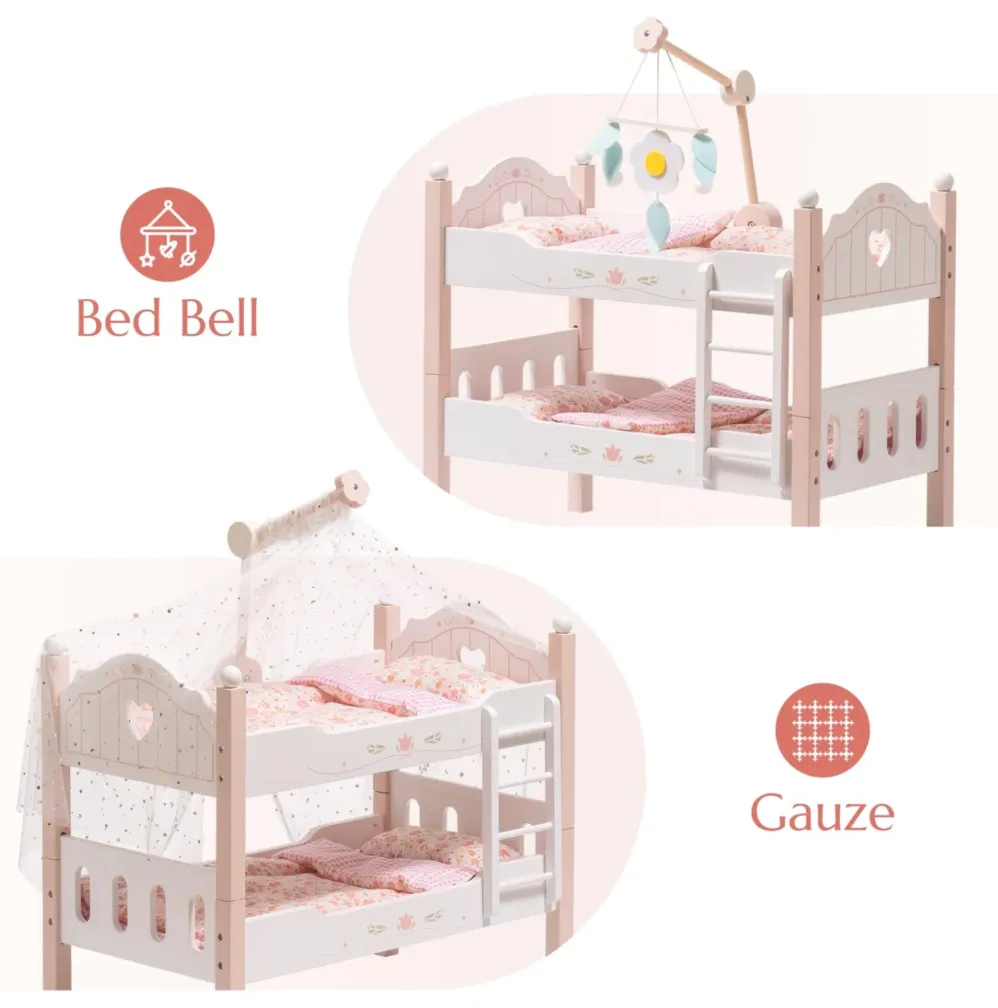 Cuna Doble Para Bebes Reborn