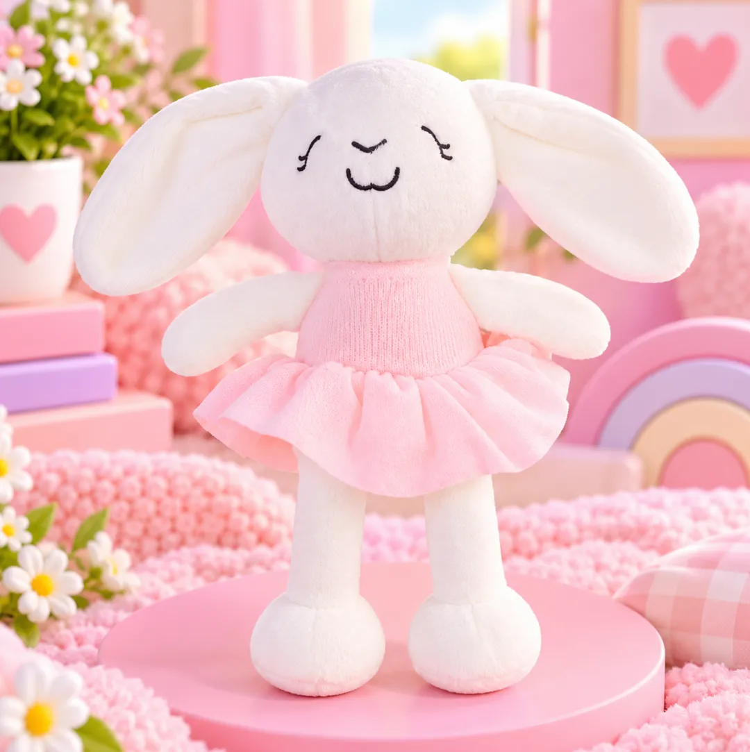 Peluche Y Sonajero Conejo