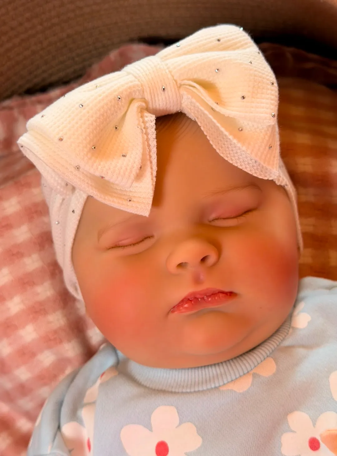 Bebe Reborn Anna Flores Azules Toddler