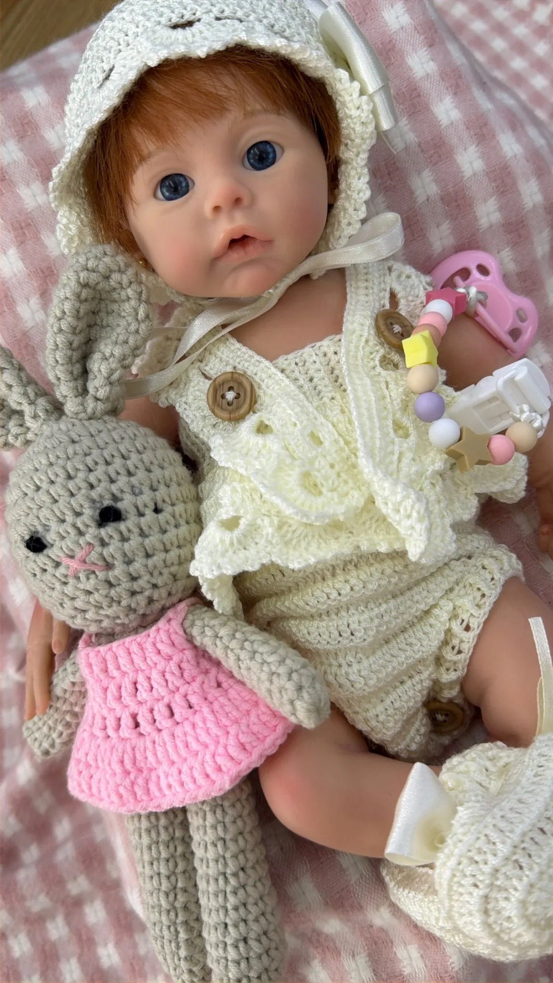 Bebe Reborn Laurita Cabello Platino