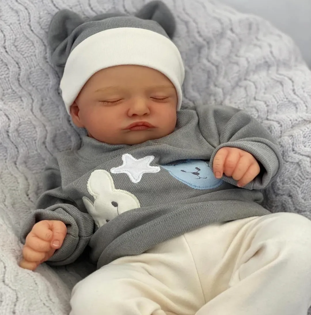 Bebe Reborn Camilo Gris Niño