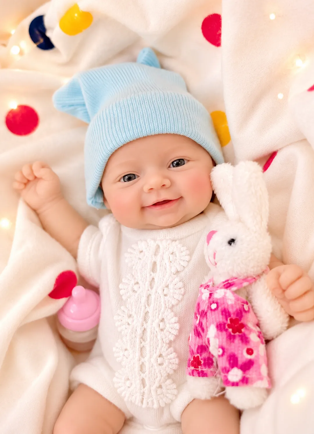 Mini bebe Reborn  Antonia Azul