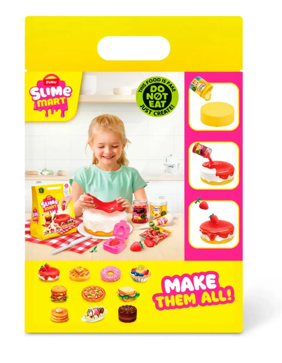 Slime Mart Bolsa Compras Cheesecake Fresa 