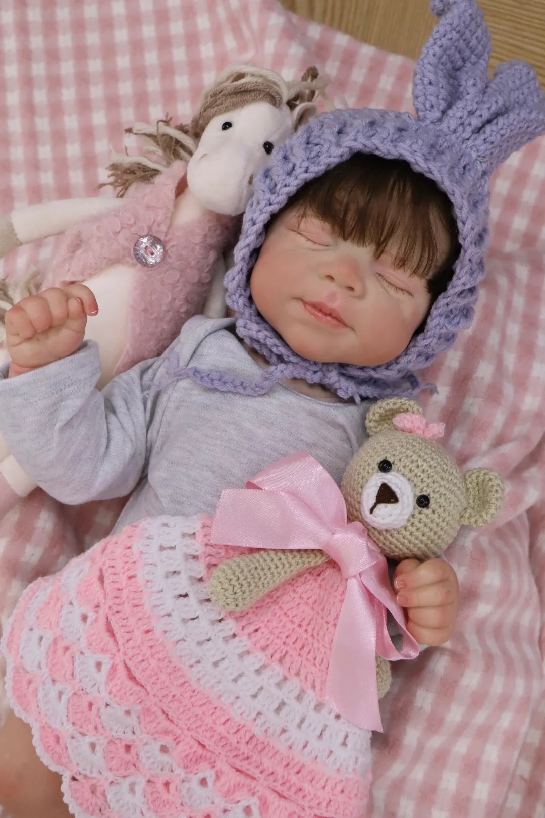 Bebe Reborn Salvador Gris Niño