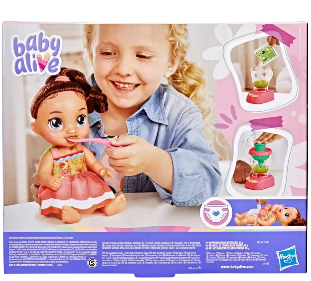 Baby Alive Set Papilla Y Pañales