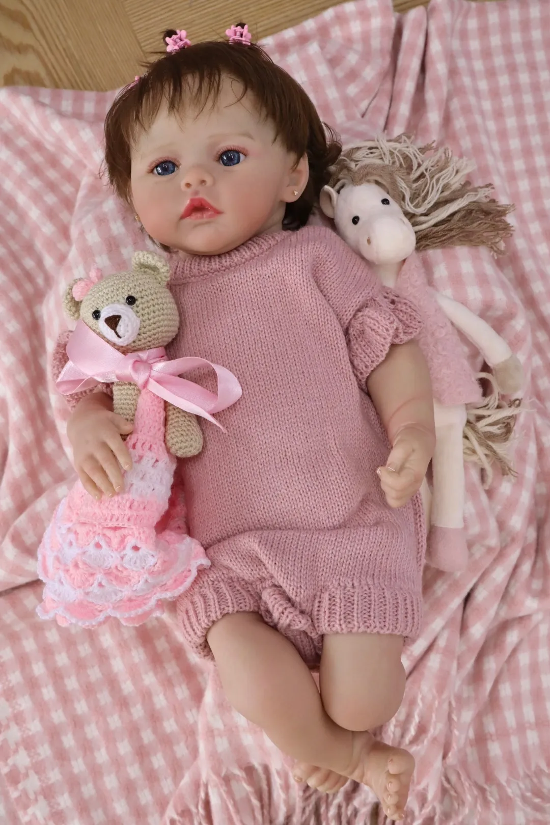 Bebe Reborn Sarita Con Cabello