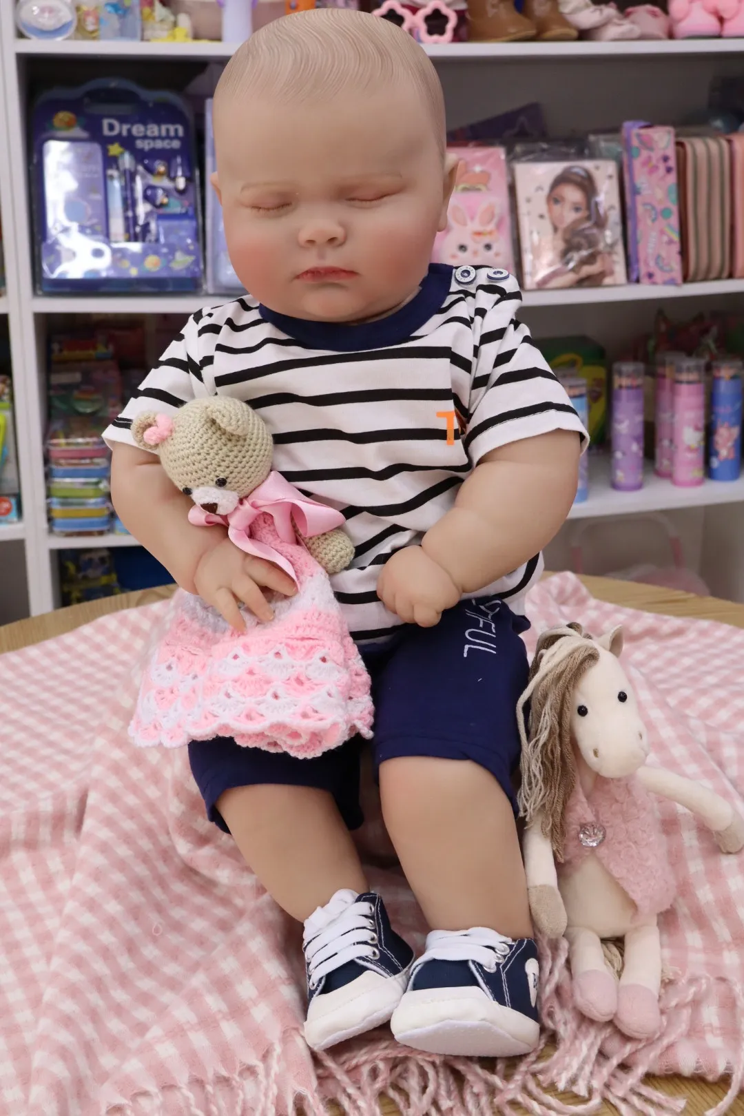 Bebe Reborn Camilo Azul Toddler Niño