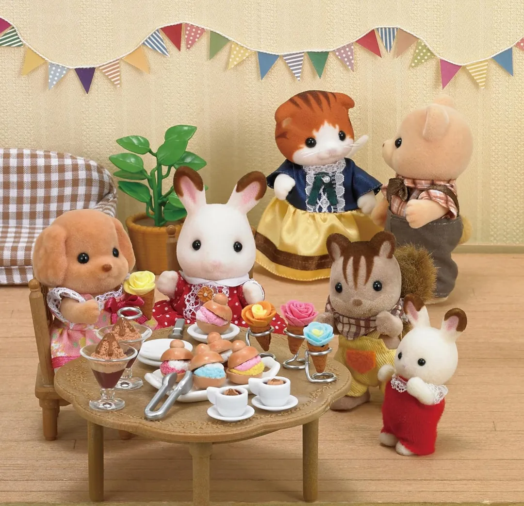 Calico Familia de Gatos de Arce Sylvanian Families 