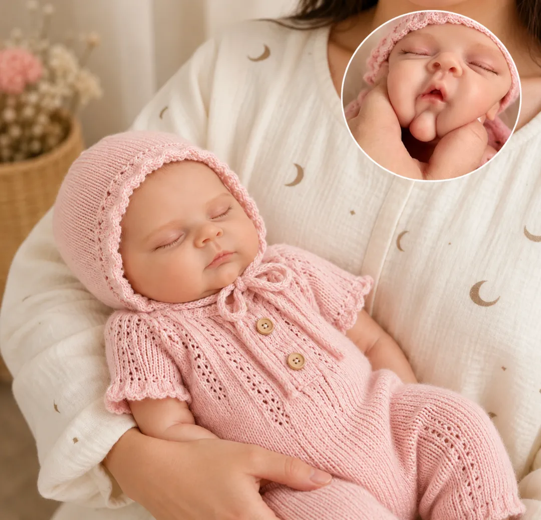Bebe Reborn Macarena Mediana Platino 