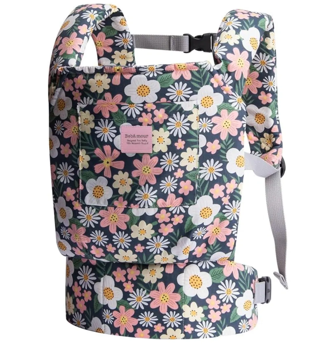 Cargador Azul Con Flores