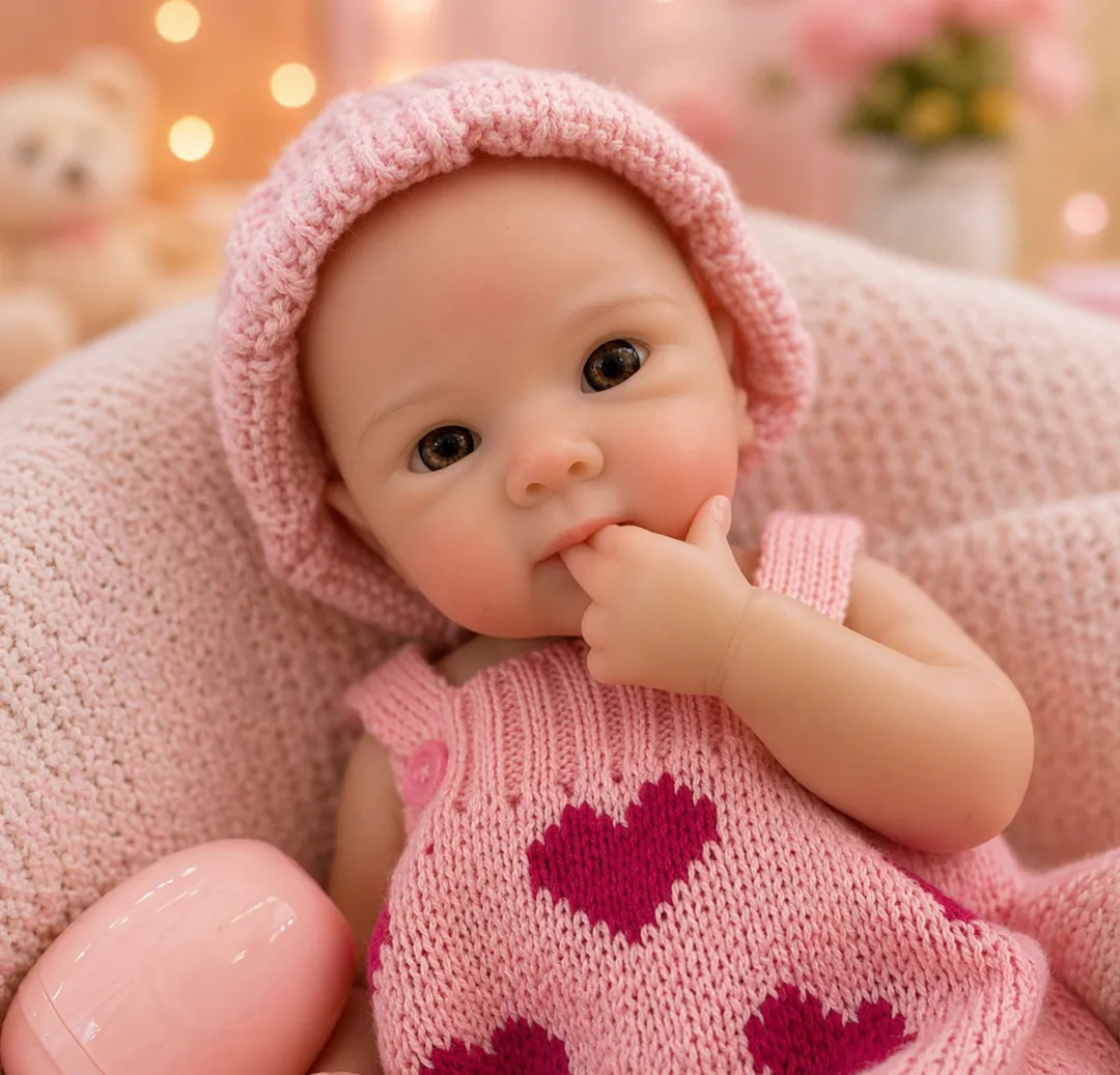 Bebe Reborn Mia Corazones Platino