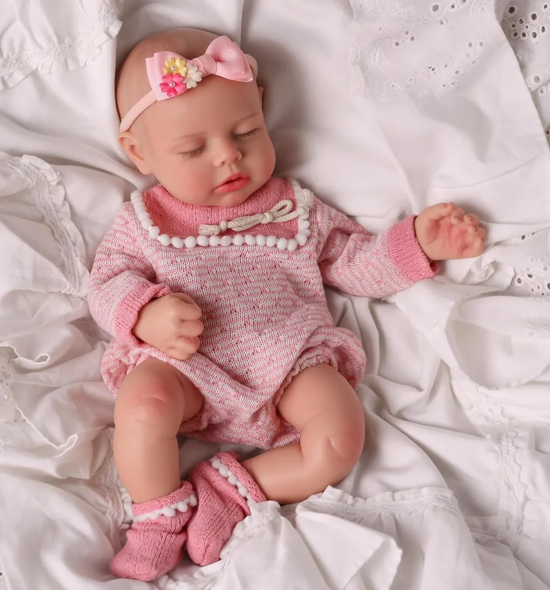 Bebe Reborn Alana Rosada Platino