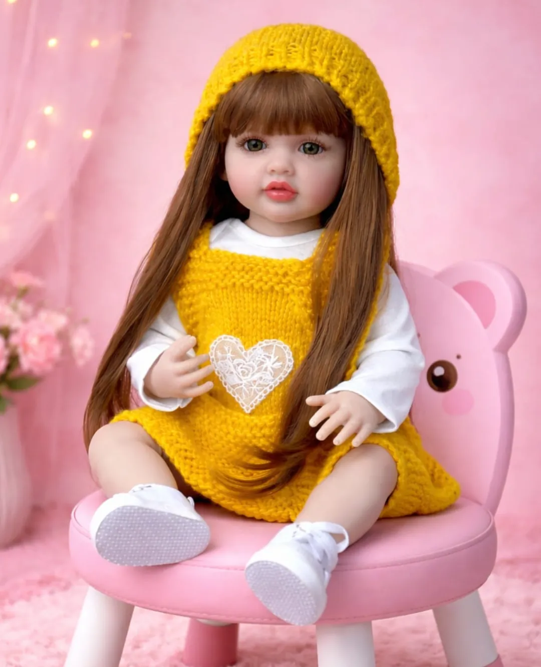 Bebe Reborn Aitana Cabello Largo