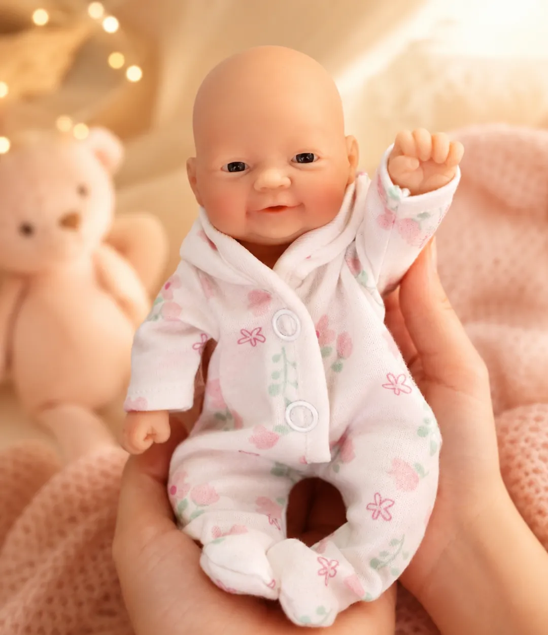 Mini Bebé Reborn Cora Pijama