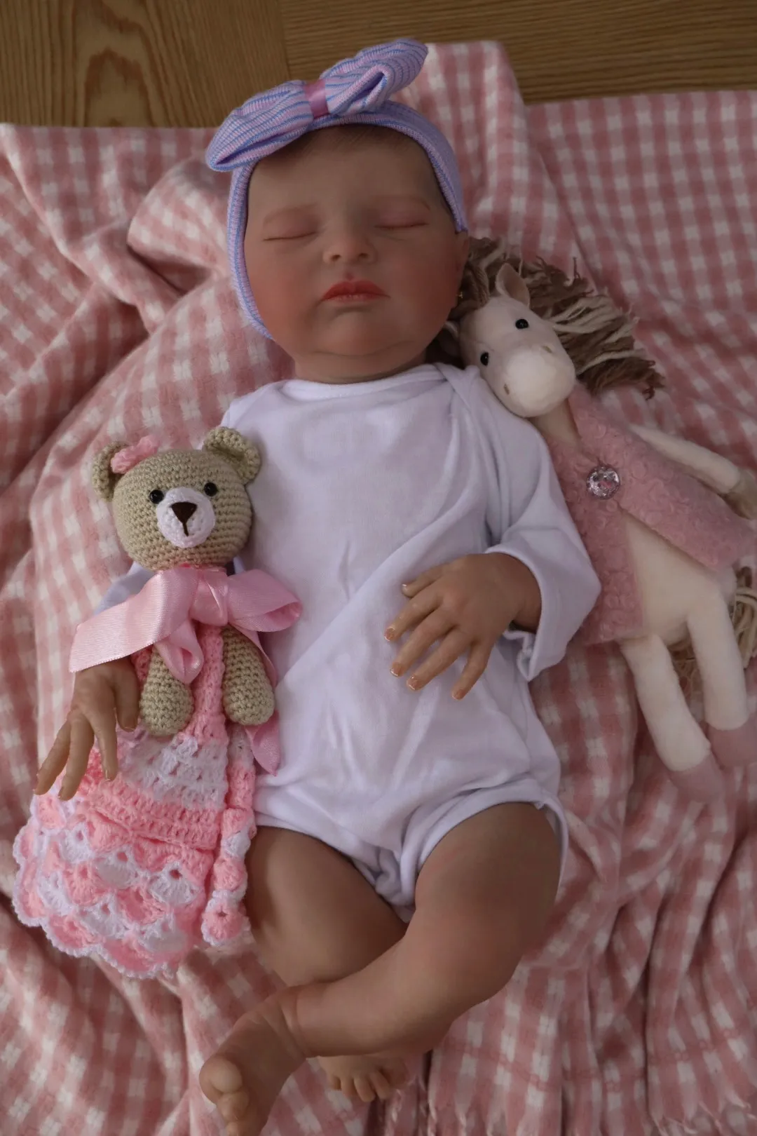 Bebe Reborn Valentina Ropa Blanca