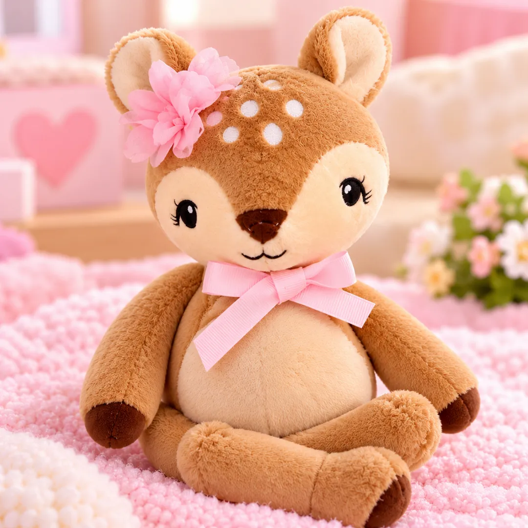 Peluche Y Sonajero Ciervo