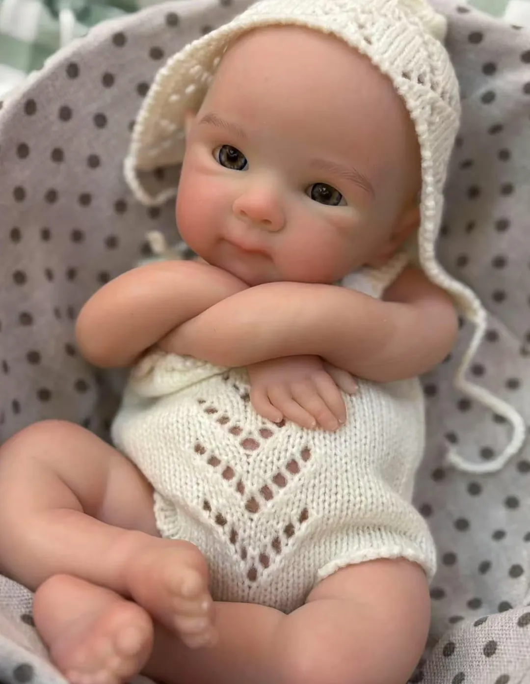 Bebe Reborn Mia Ropa Tejida 