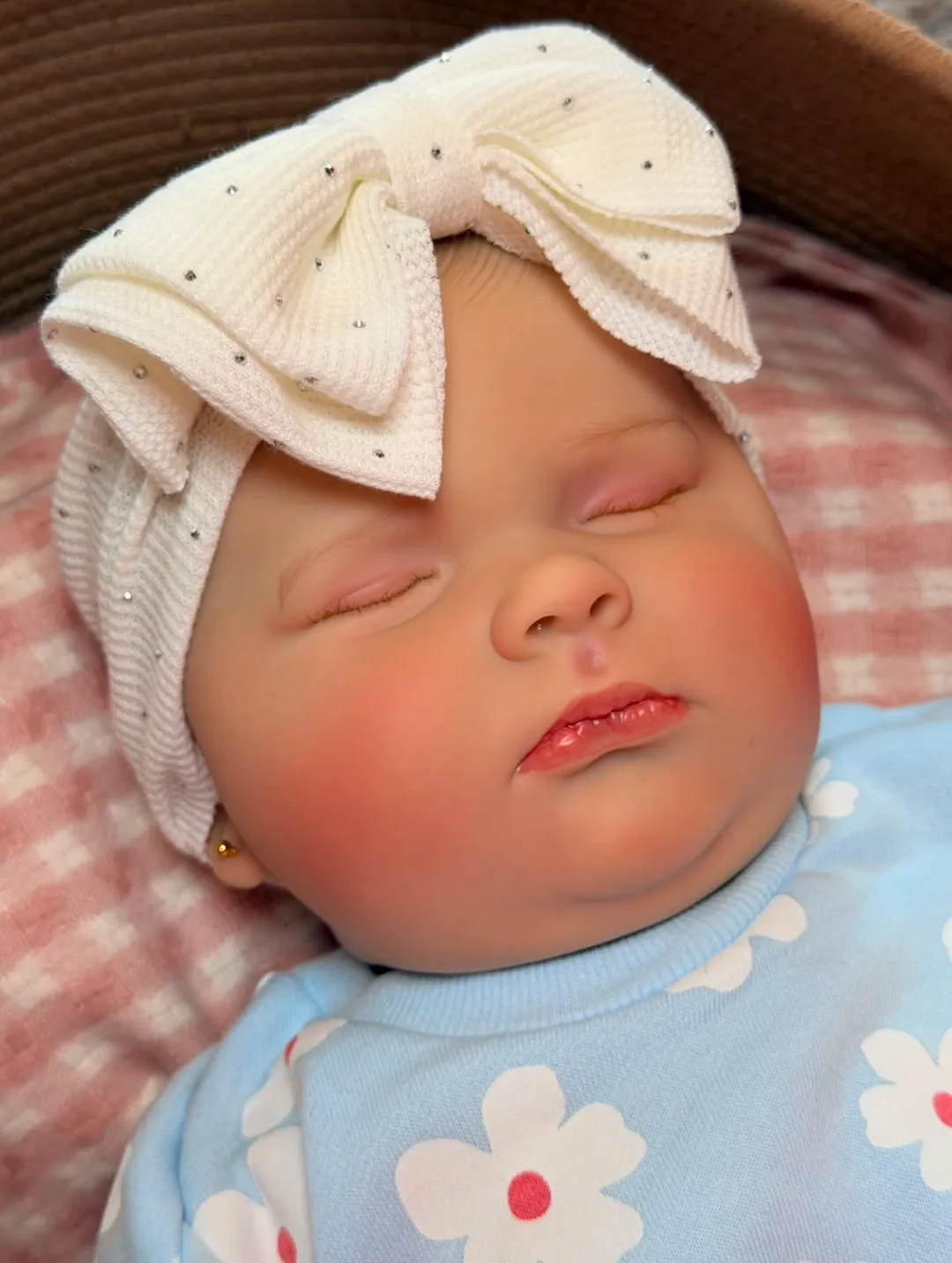 Bebe Reborn Anna Flores Azules Toddler