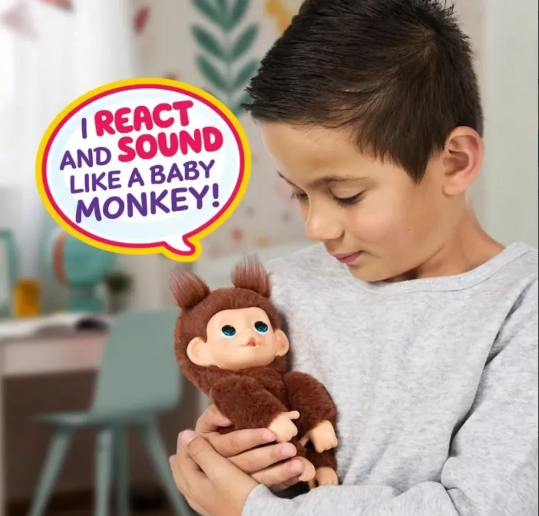 Little Live Pets Baby Monkey Cafe Oscuro