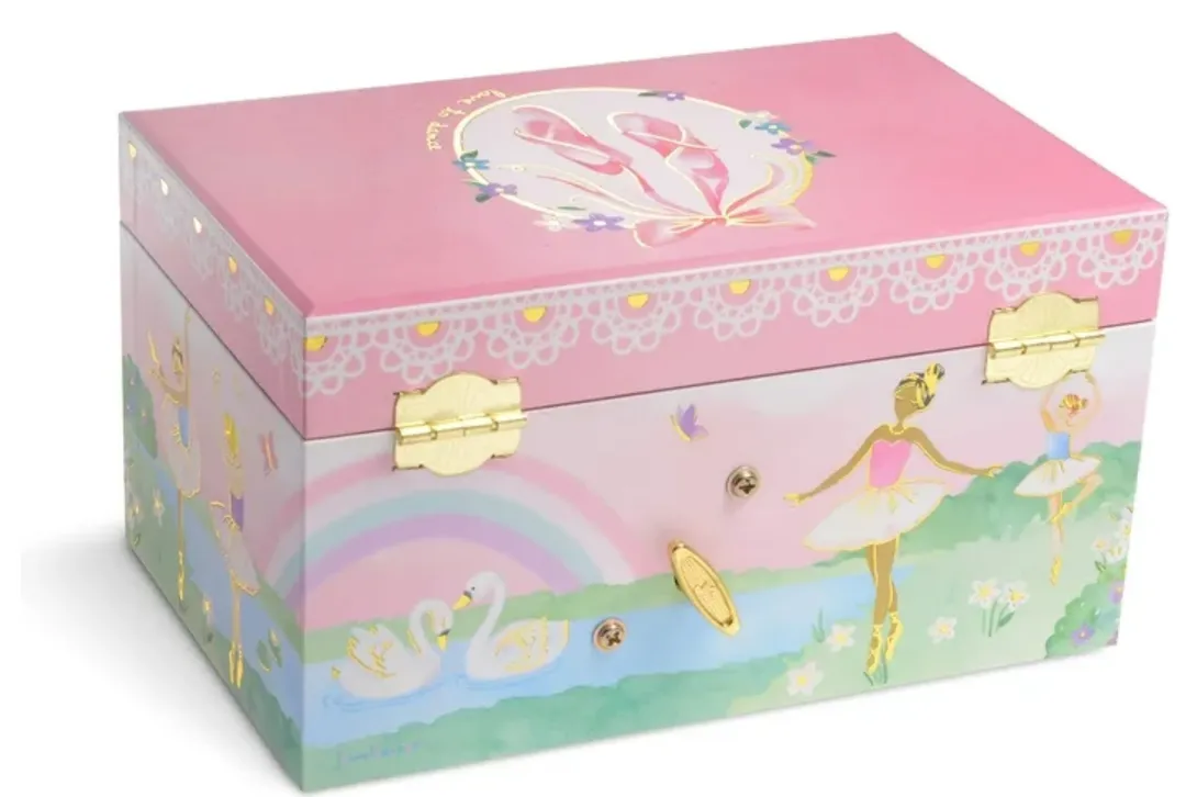 Joyero Caja Musical de Bailarina con Juego de Joyas